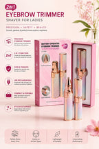 Rechargeable 2-in-1 Eyebrow Trimmer